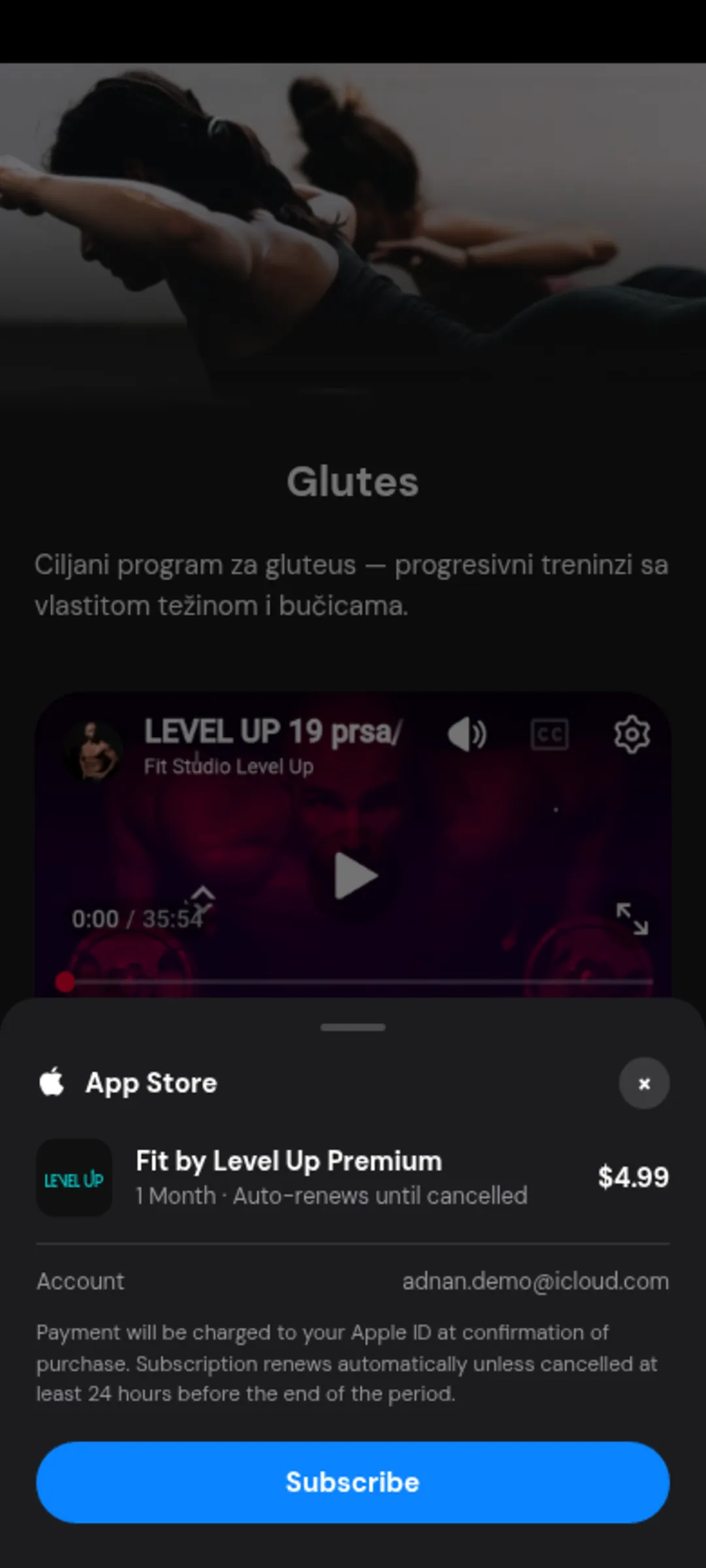 App Store, ista pretplata i isti backend