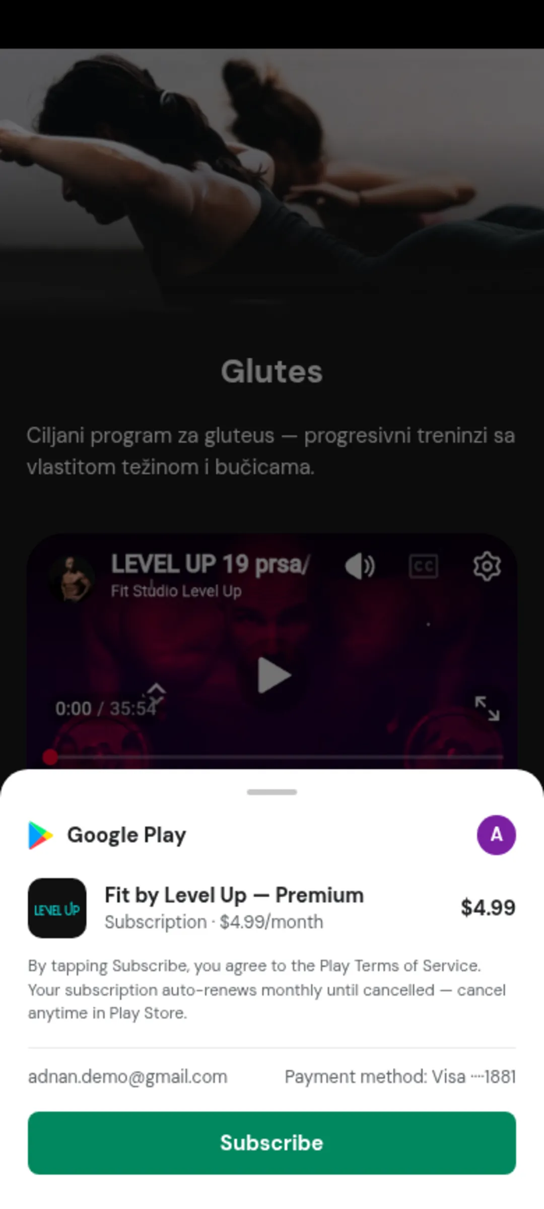 Google Play, $4.99 mjesečno
